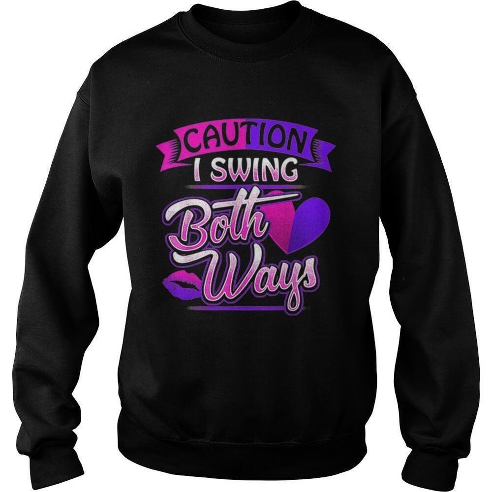 Bisexual Pride Bi Lgbt I Swing Both Ways Lgbtq Sweatshirt